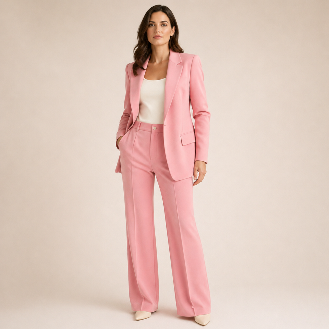 Vanessa | Elegantes Anzugset mit ausgestellten Hosen