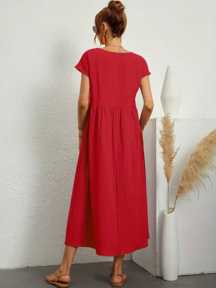 Ursina | Fluid Midi Kleid