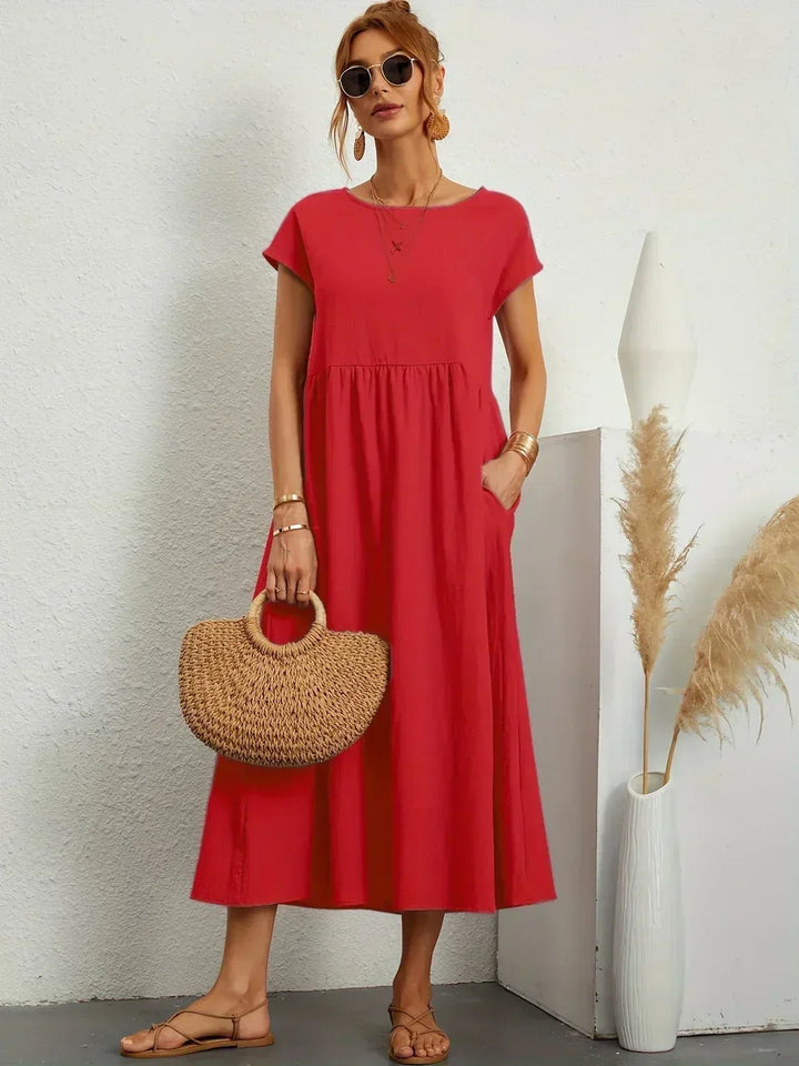 Ursina | Fluid Midi Kleid