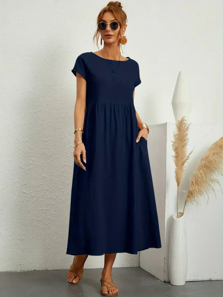 Ursina | Fluid Midi Kleid