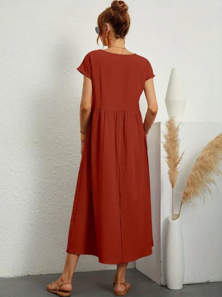 Ursina | Fluid Midi Kleid