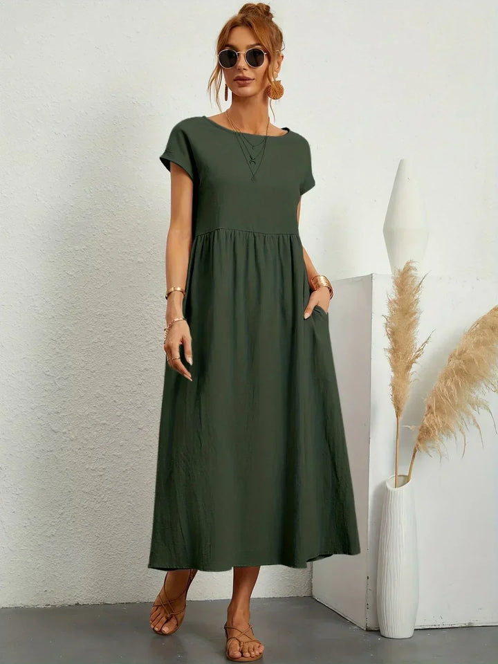 Ursina | Fluid Midi Kleid
