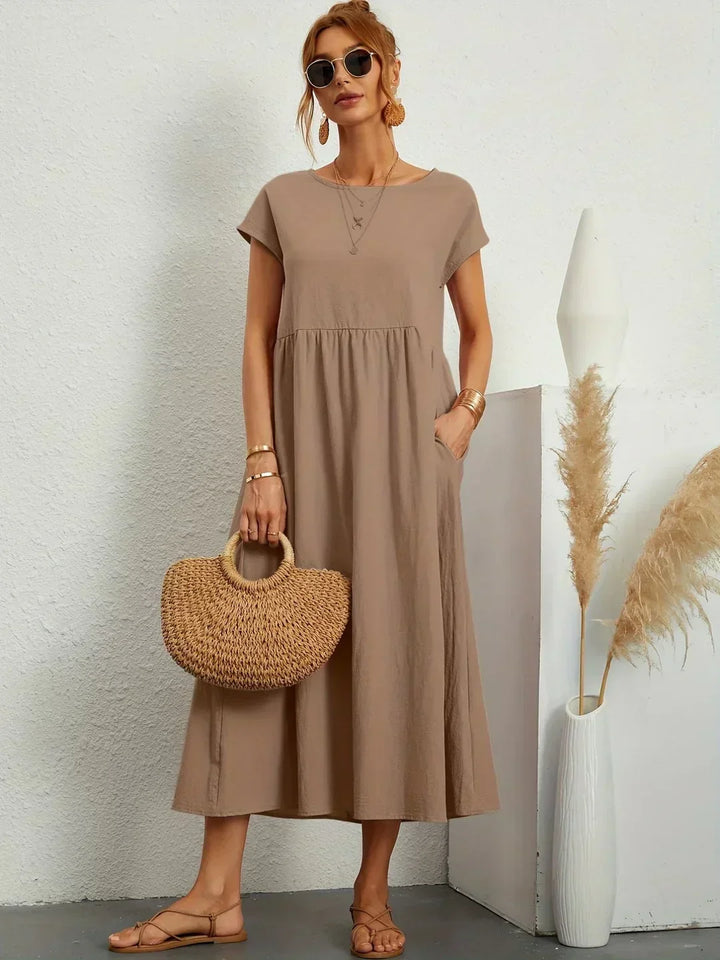 Ursina | Fluid Midi Kleid