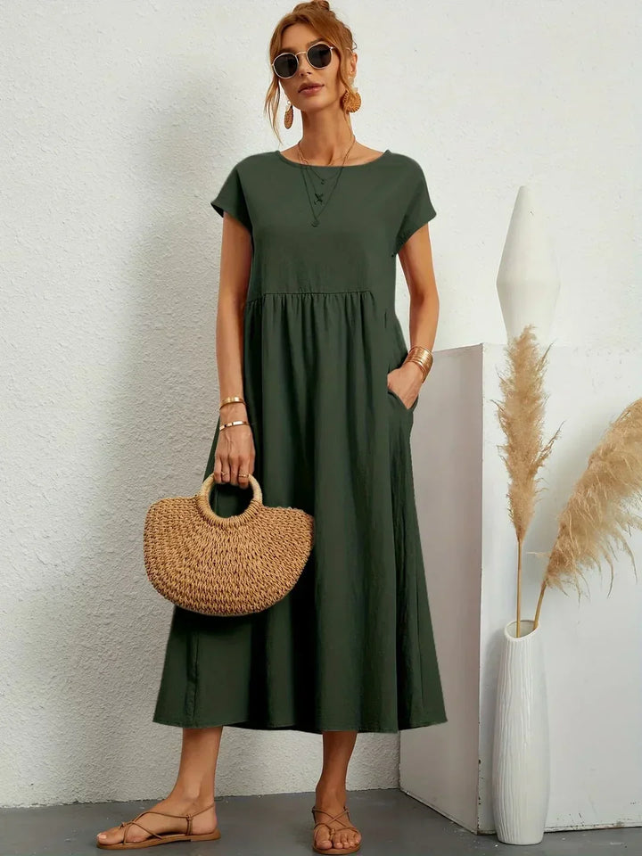 Ursina | Fluid Midi Kleid
