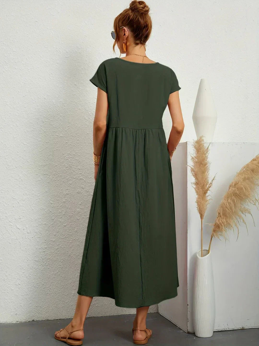 Ursina | Fluid Midi Kleid