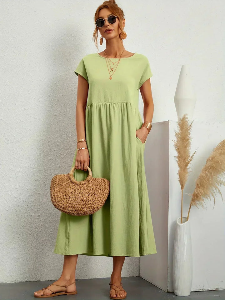 Ursina | Fluid Midi Kleid