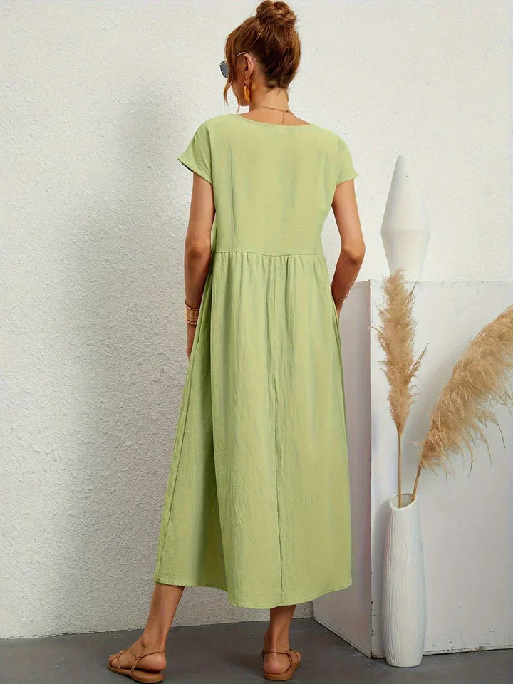 Ursina | Fluid Midi Kleid