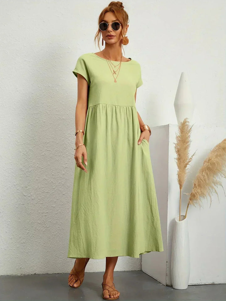 Ursina | Fluid Midi Kleid
