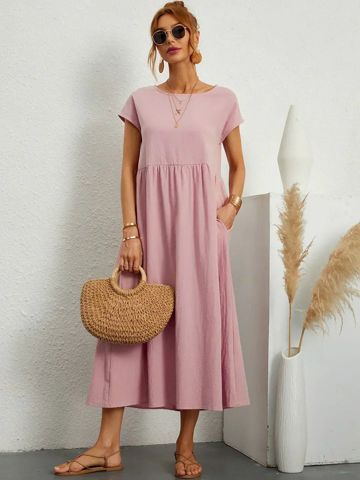 Ursina | Fluid Midi Kleid