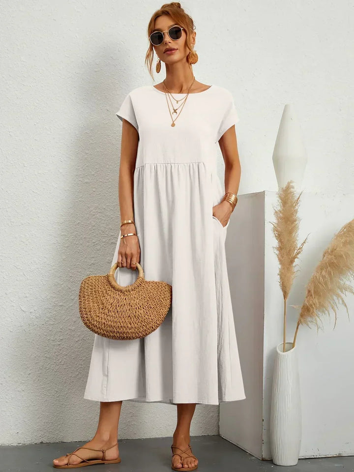 Ursina | Fluid Midi Kleid