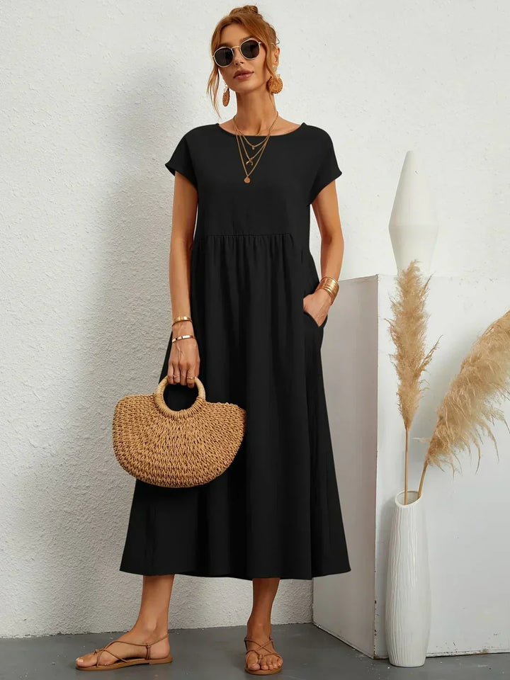 Ursina | Fluid Midi Kleid