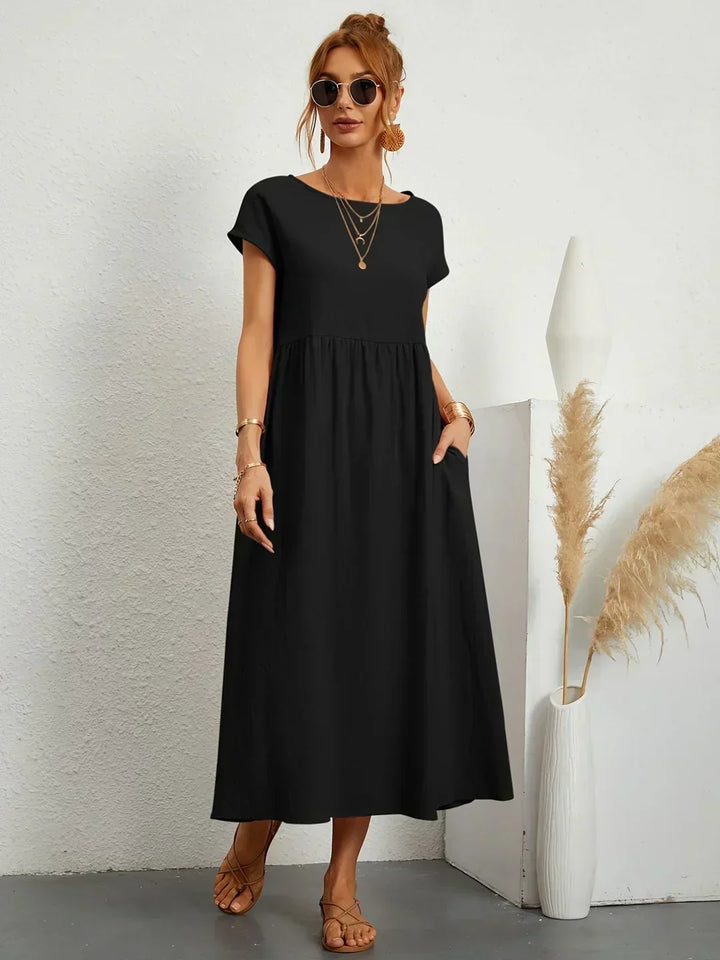 Ursina | Fluid Midi Kleid