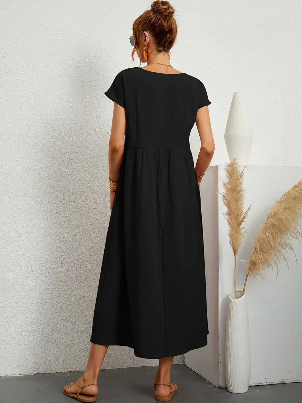 Ursina | Fluid Midi Kleid