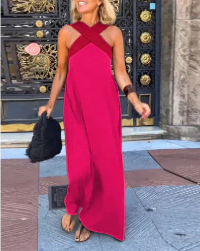 Yvonne | Wickel-Front Maxikleid