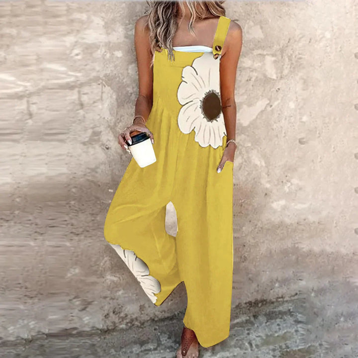 Perle | Entspannt bedruckter Jumpsuit