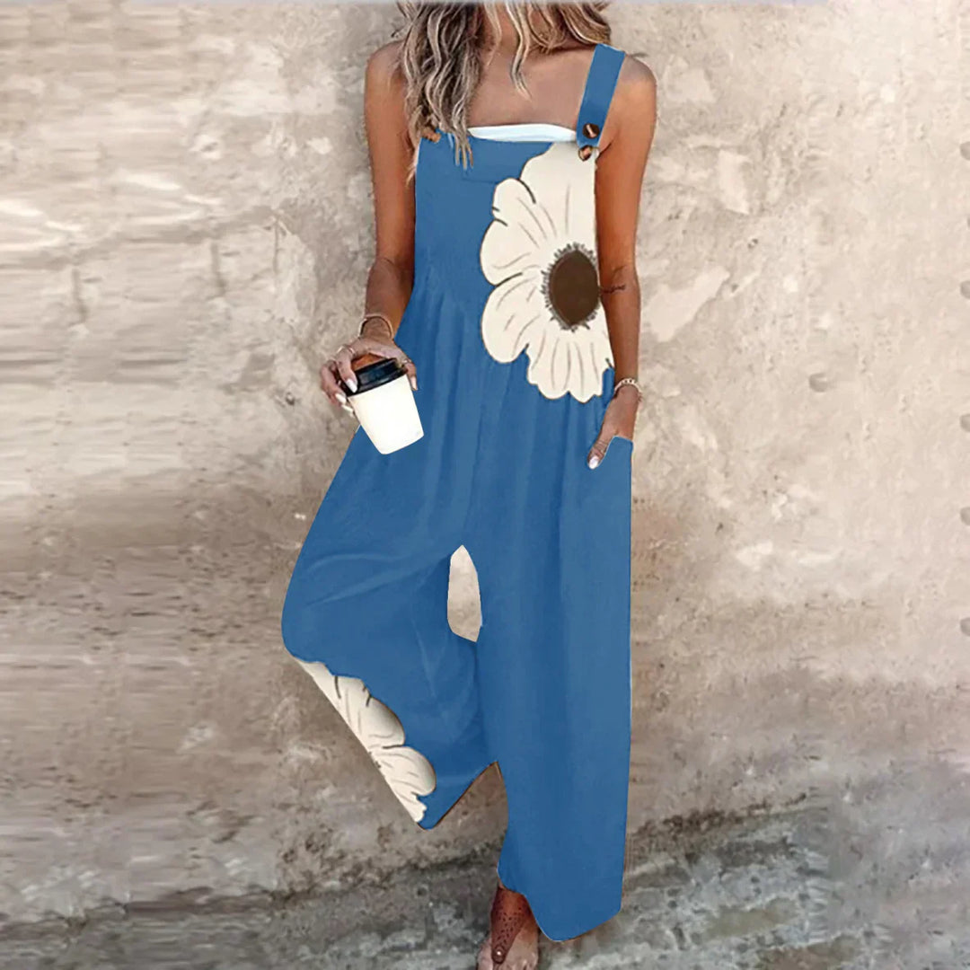 Perle | Entspannt bedruckter Jumpsuit