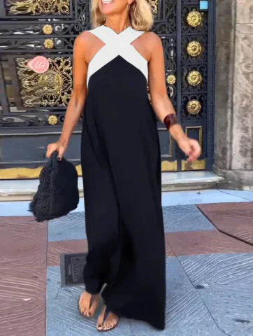 Yvonne | Wickel-Front Maxikleid
