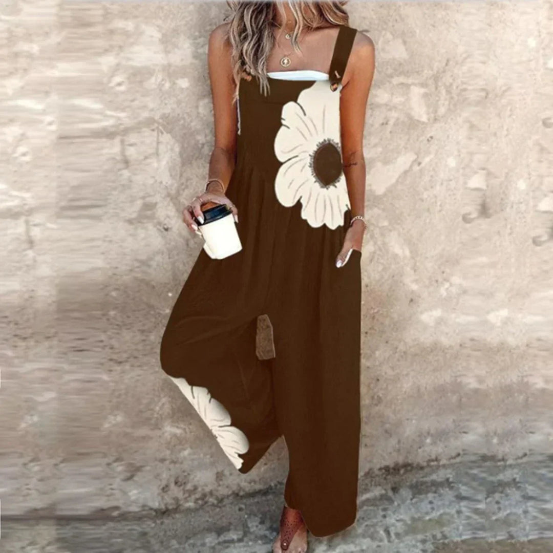 Perle | Entspannt bedruckter Jumpsuit