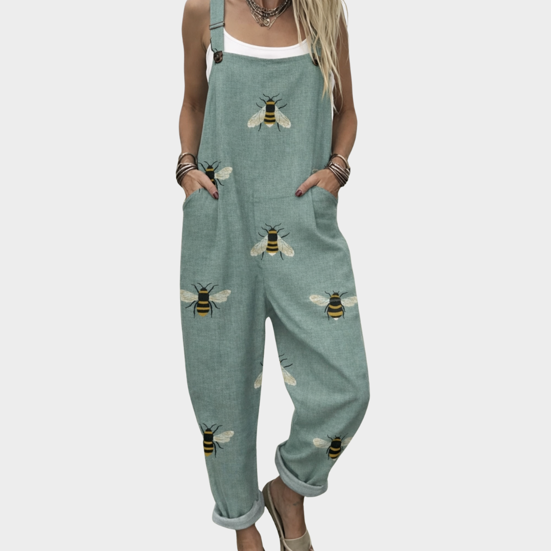 Rosalyn | Entspannt Bedruckter Jumpsuit