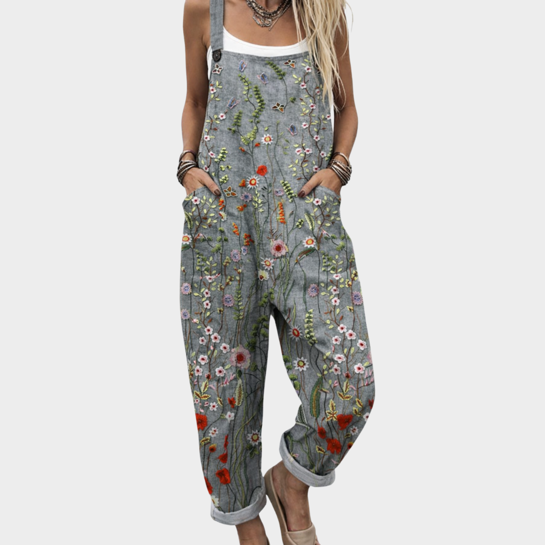 Eva | Lässiger Bedruckter Jumpsuit