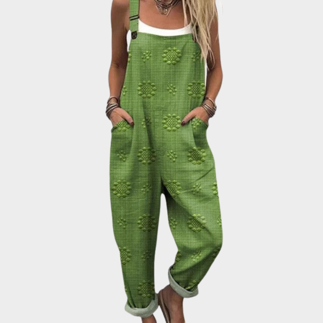 Madeleine | Lässiger bedruckter Jumpsuit