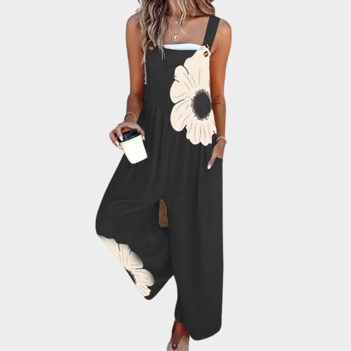 Perle | Entspannt bedruckter Jumpsuit