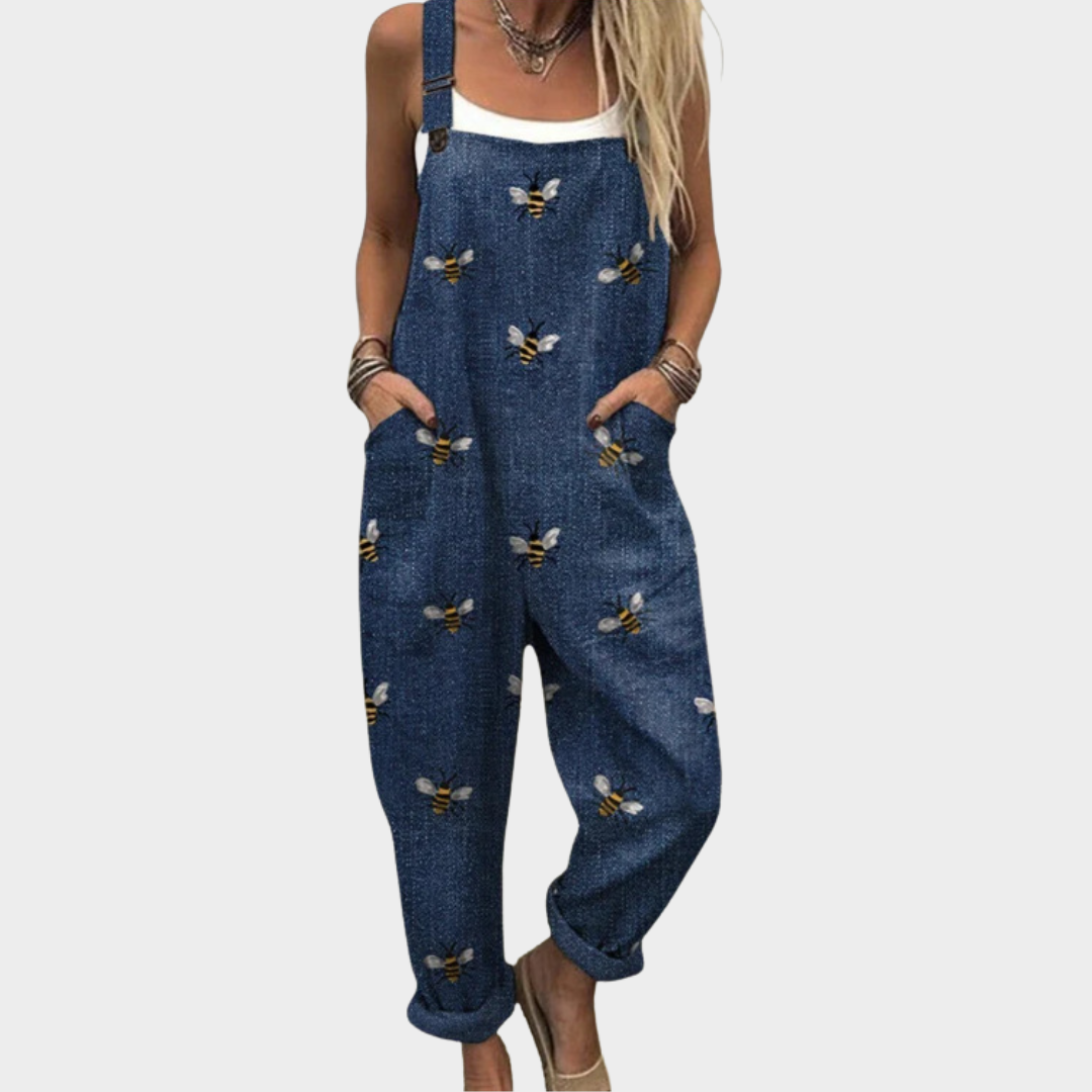 Clara | Lässiger Bedruckter Jumpsuit