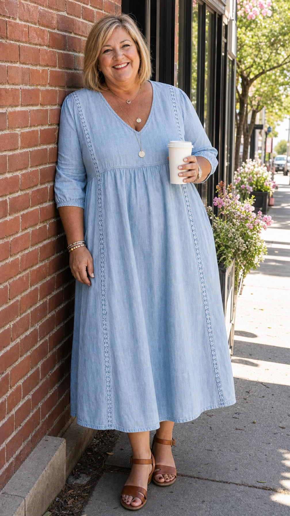 Juliette I Eleganz A-Linie Maxikleid