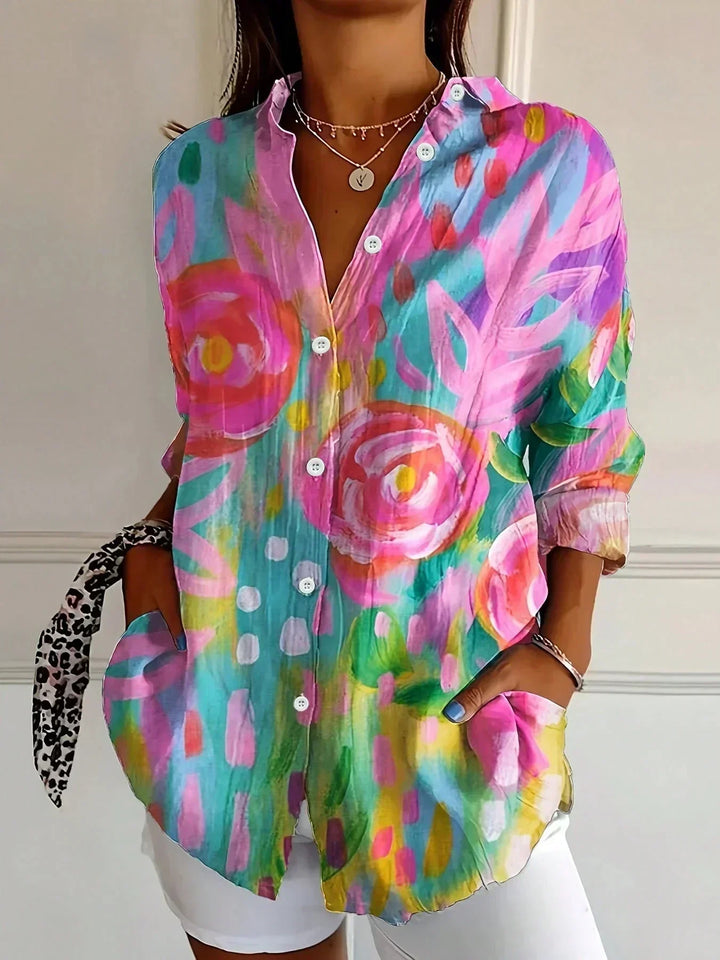 Donnabelle | Bluse mit Abstraktem Muster