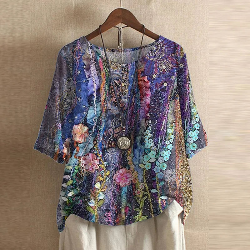 Anie - Bluse im Retro-Stil
