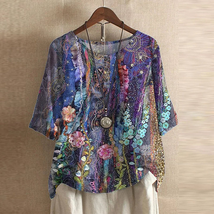 Anie - Bluse im Retro-Stil