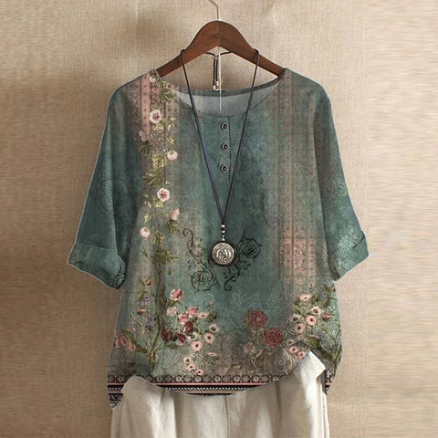 Anie - Bluse im Retro-Stil