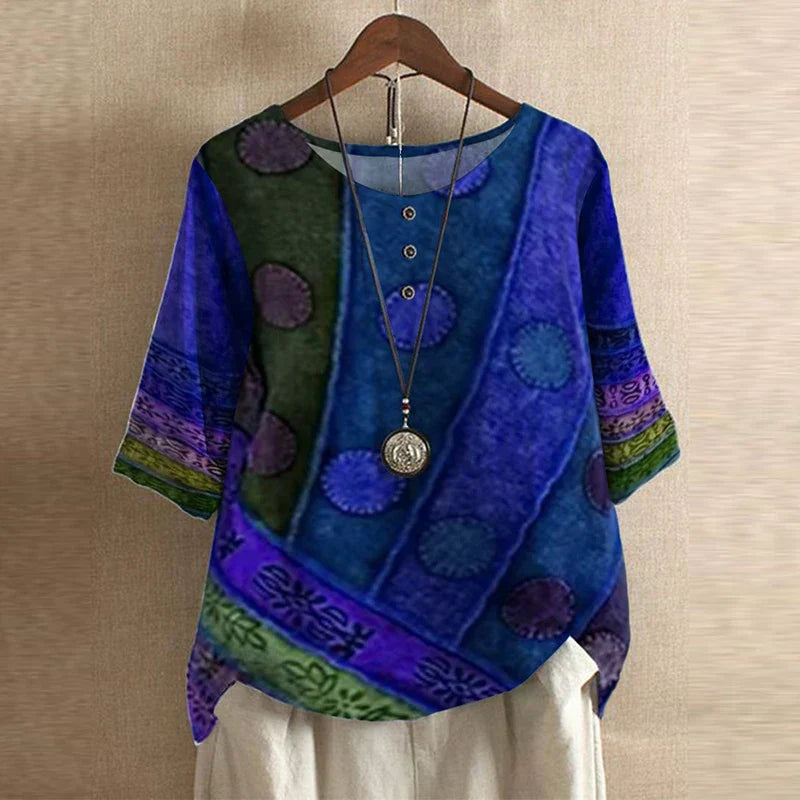 Anie - Bluse im Retro-Stil
