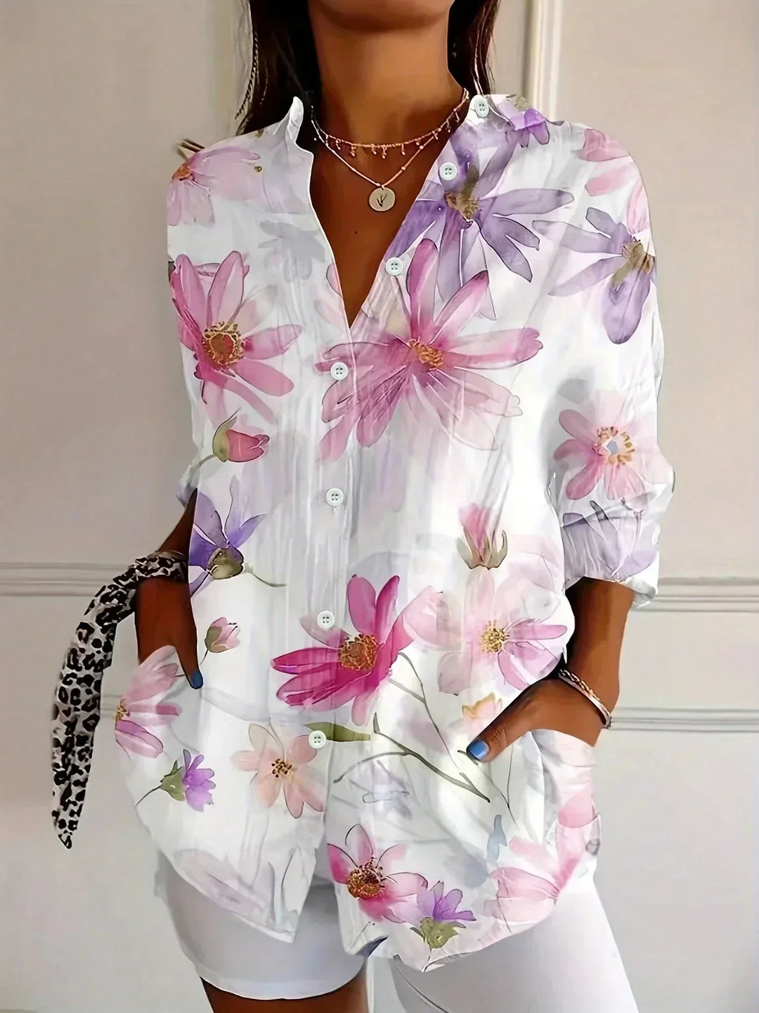 Donnabelle | Bluse mit Abstraktem Muster