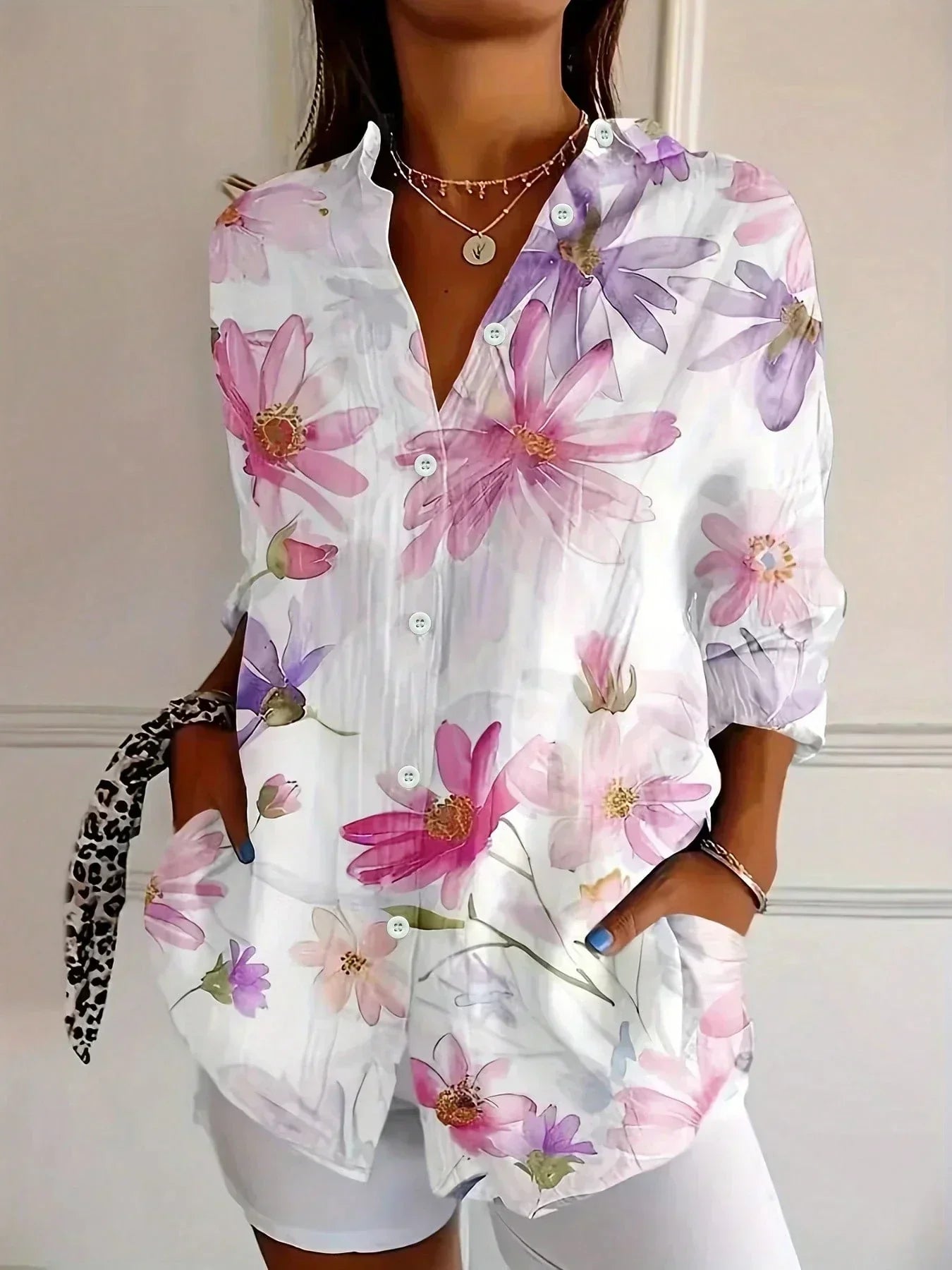 Donnabelle | Bluse mit Abstraktem Muster