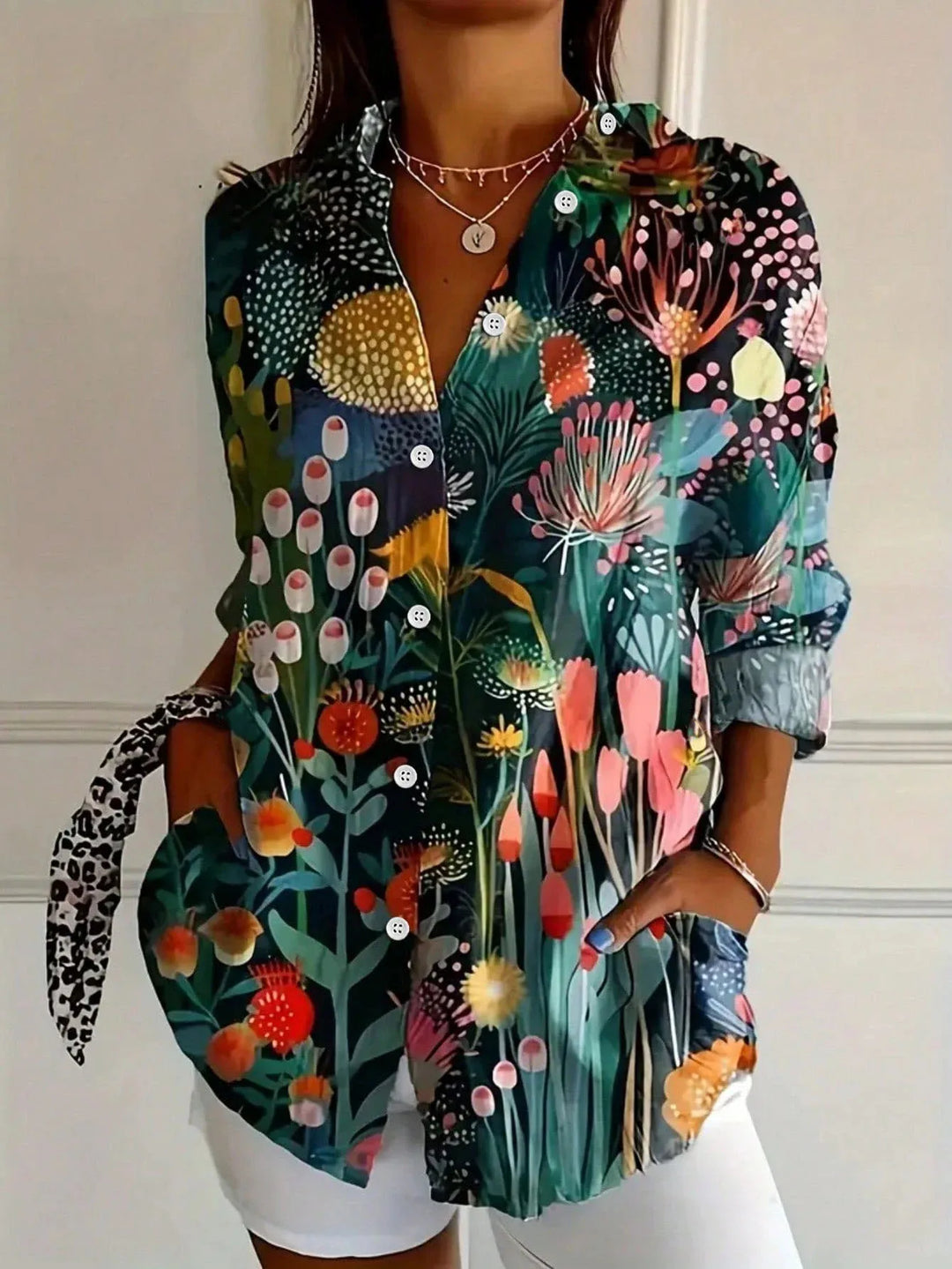 Donnabelle | Bluse mit Abstraktem Muster
