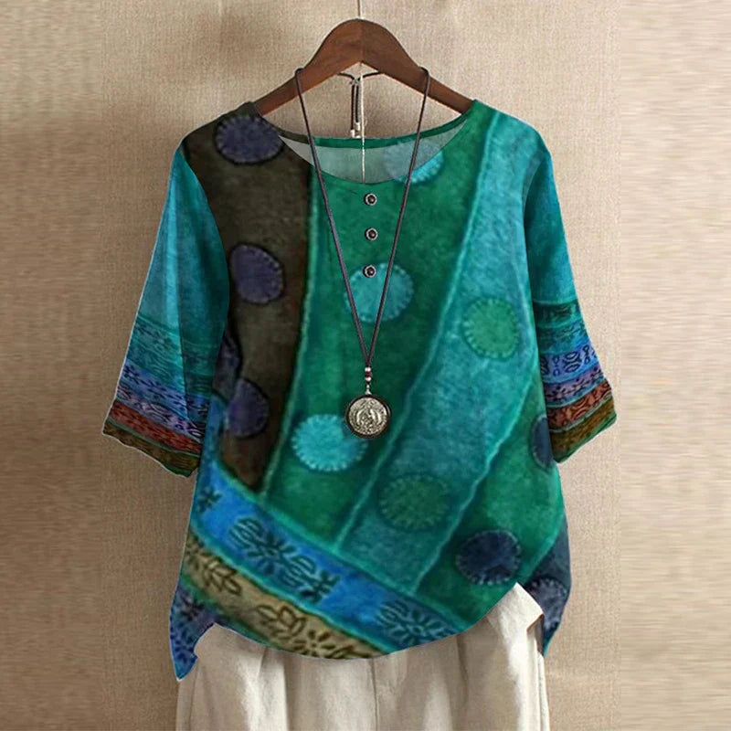 Anie - Bluse im Retro-Stil