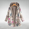 Fleural | Stylische Fleecejacke mit Blumenmuster