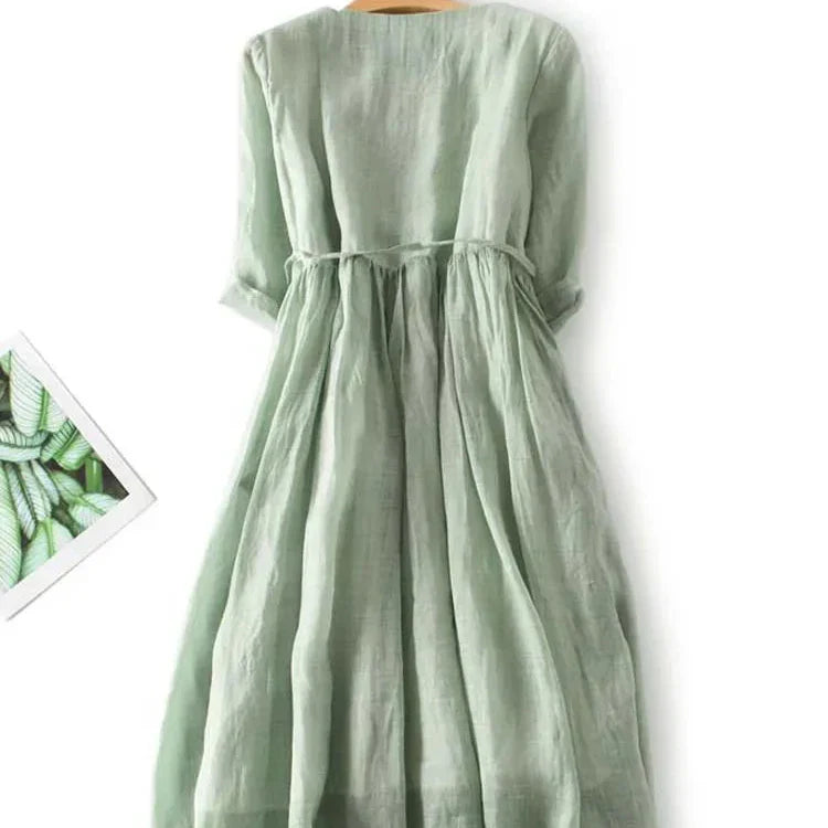 Andrea | Federleichtes Maxikleid