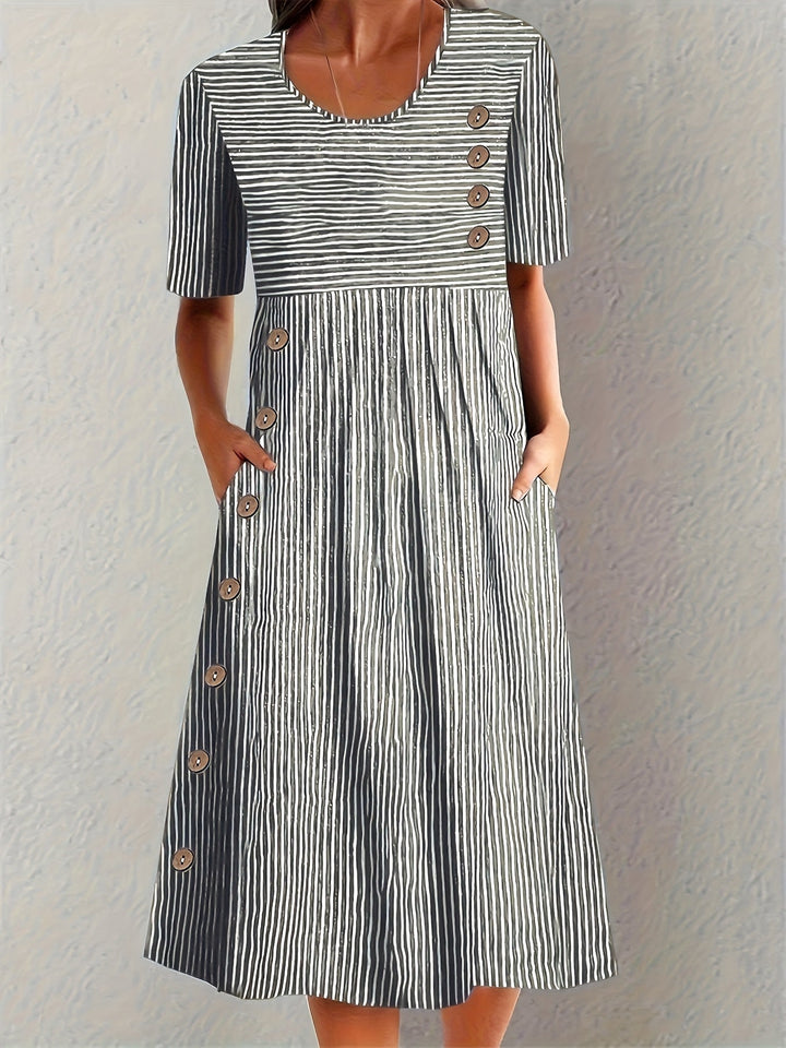 Sofia | Gestreiftes Sommerkleid