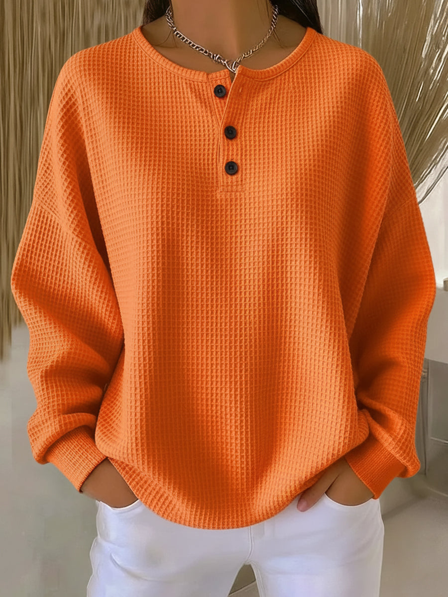 Anne | Lässiges Sweatshirt mit Kragen