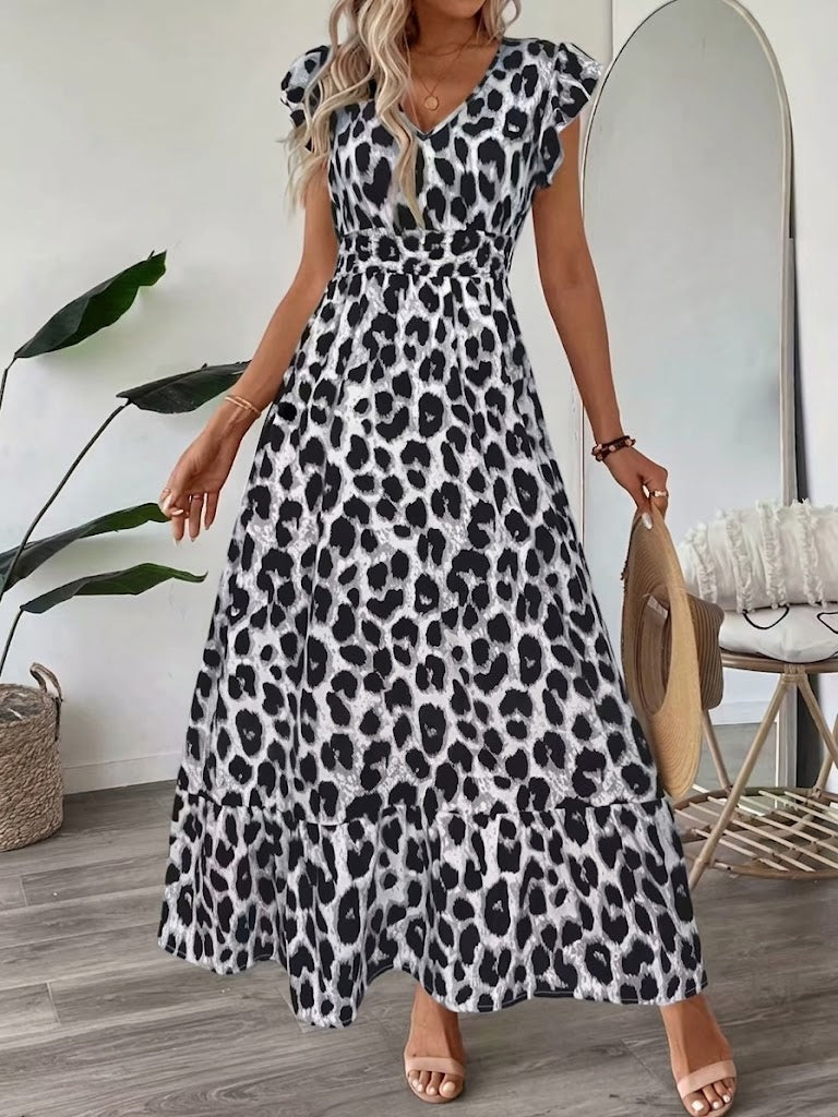Catherina | Maxikleid im barocken Stil mit V-Ausschnitt