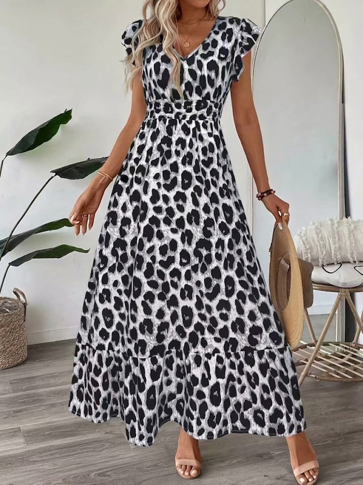 Catherina | Maxikleid im barocken Stil mit V-Ausschnitt