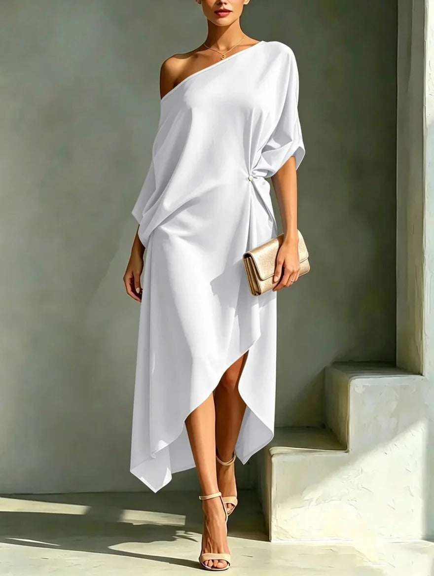Christina | Elegantes asymmetrisches Kleid