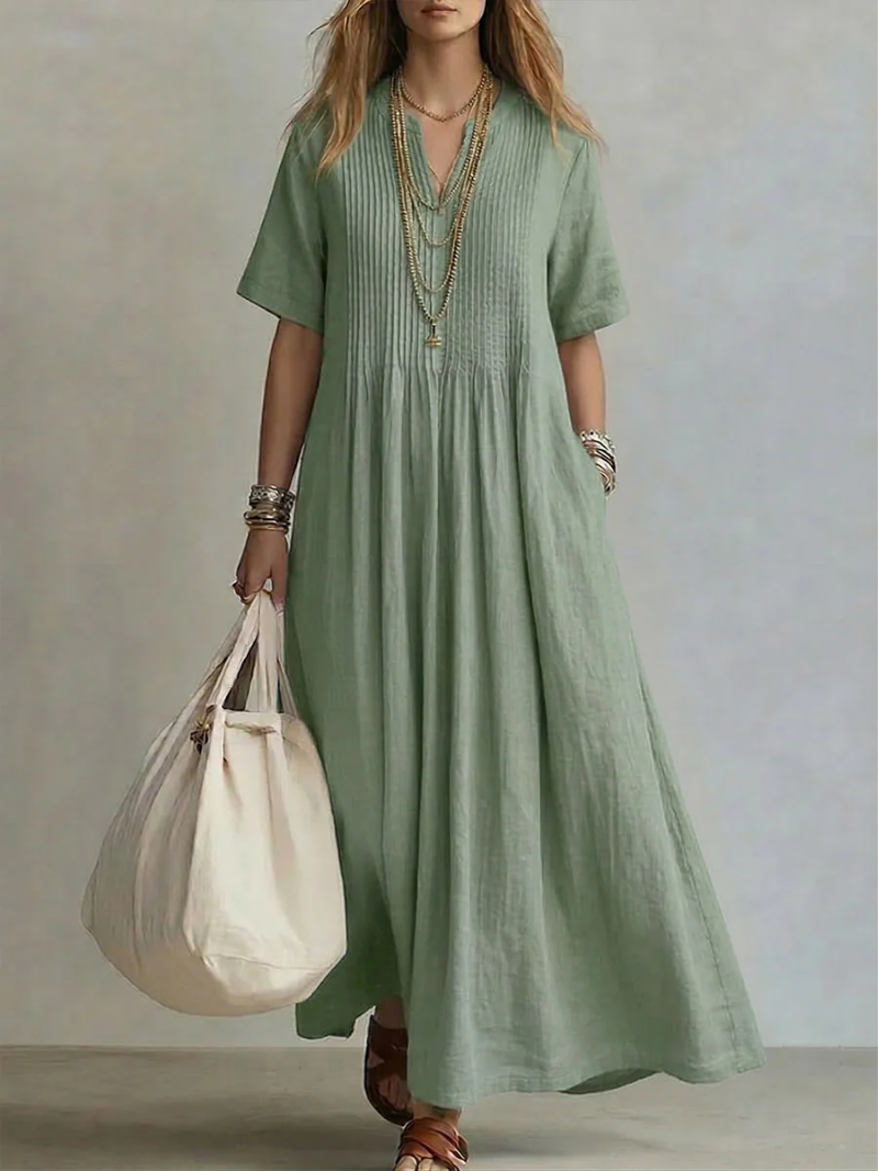 Helga | Plissiertes Sculpting-Kleid
