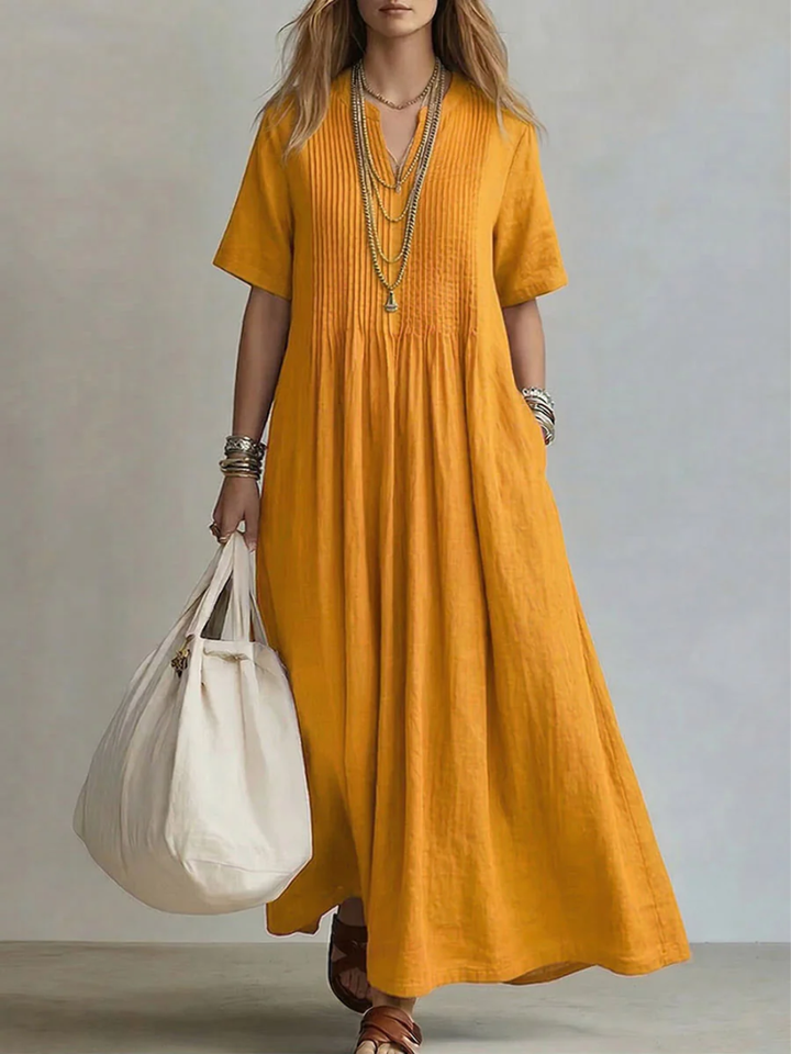 Helga | Plissiertes Sculpting-Kleid