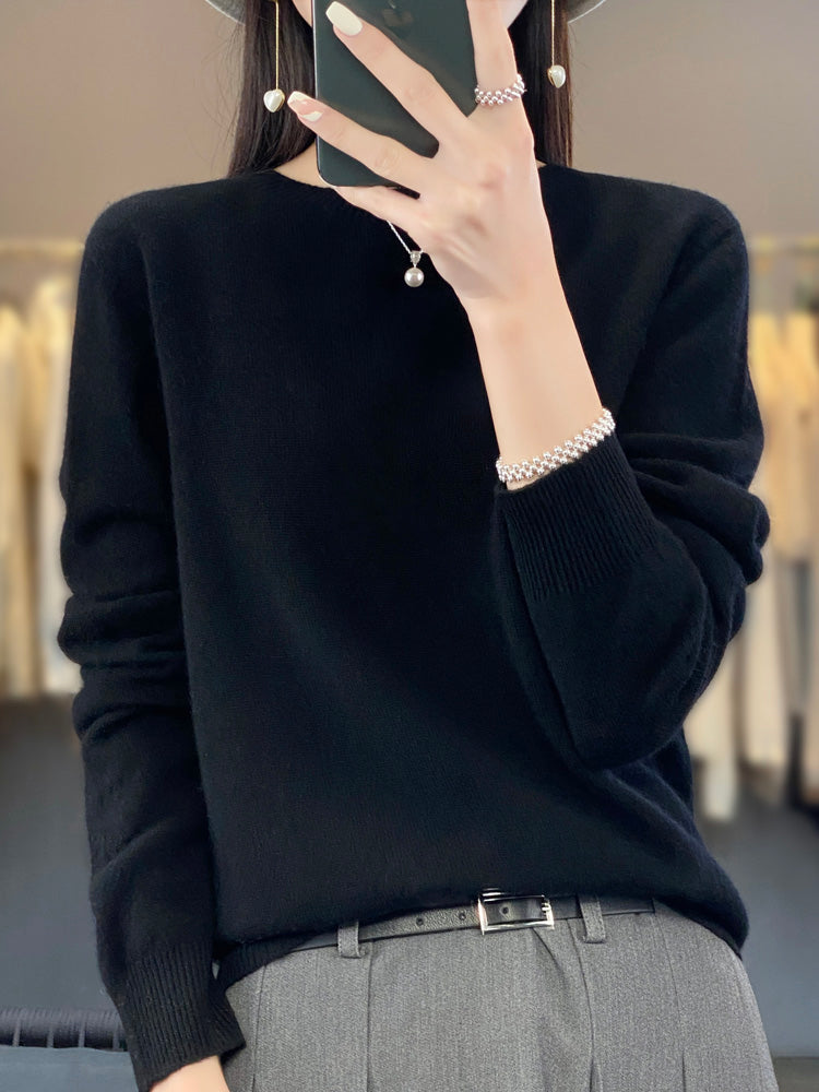 Anette | Warmer Kaschmir-Pullover für kalte Tage