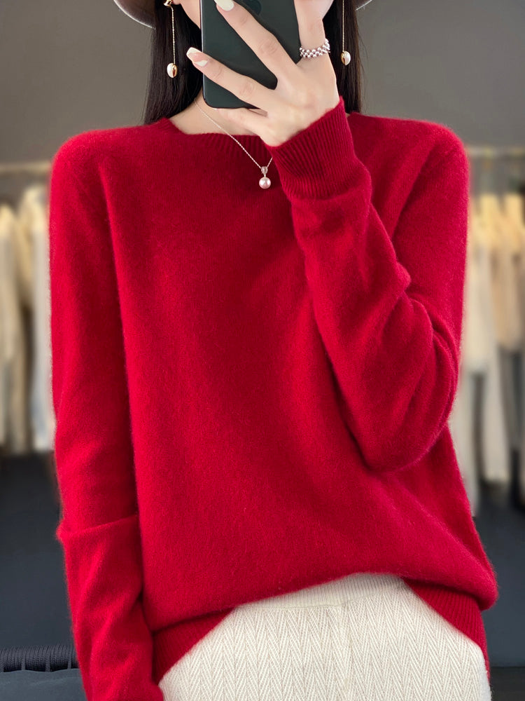 Anette | Warmer Kaschmir-Pullover für kalte Tage