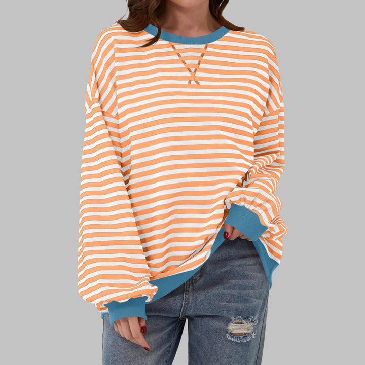 Lucy | Lässiger Gestreifter Pullover