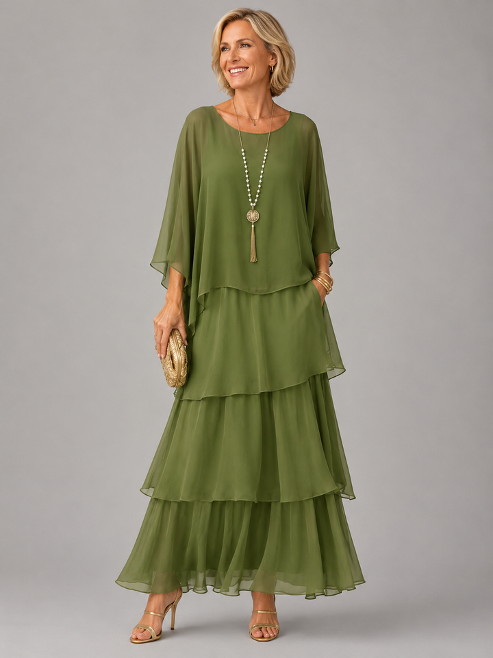 Luisa | Elegantes Fließendes Maxikleid